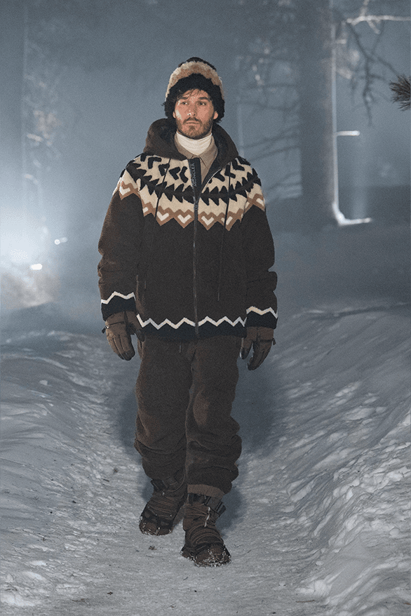 Moncler Grenoble Fall Winter 2024 Runway Show st Moritz Switzerland menswear womenswear