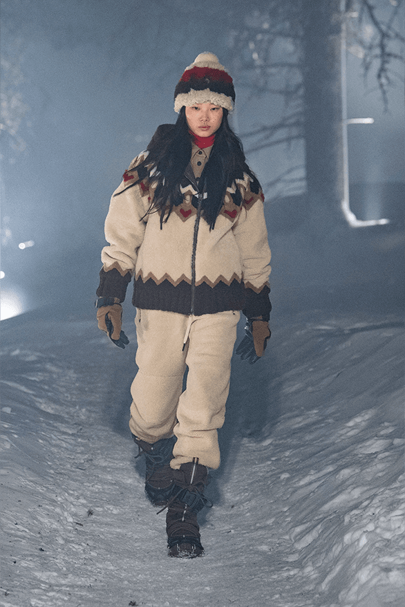 Moncler Grenoble Fall Winter 2024 Runway Show st Moritz Switzerland menswear womenswear