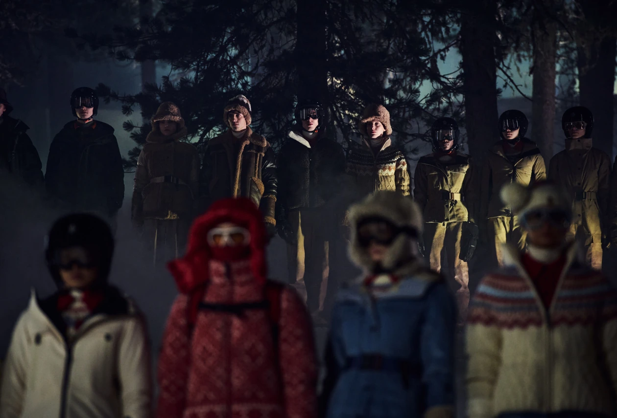 Moncler Grenoble Fall Winter 2024 Runway Show st Moritz Switzerland menswear womenswear