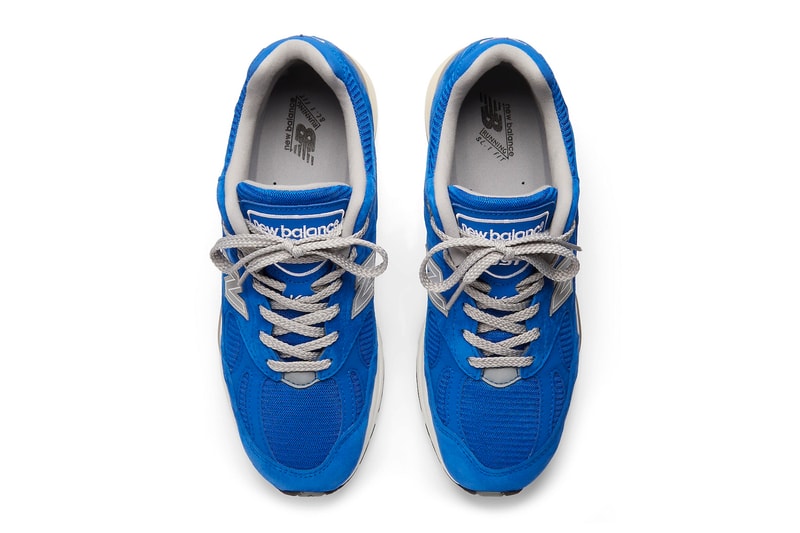 Official Look at the New Balance 991v2 Made in UK "Blue" Silver Blue/Turbulence-Quiet Grey U991BL2