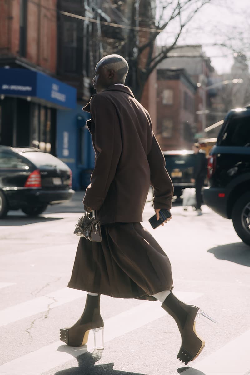 New York Fashion Week FW24 Street Style new york city beyonce luar thom browne laquan smith puma coach tommy hilfiger area willy chavarria 