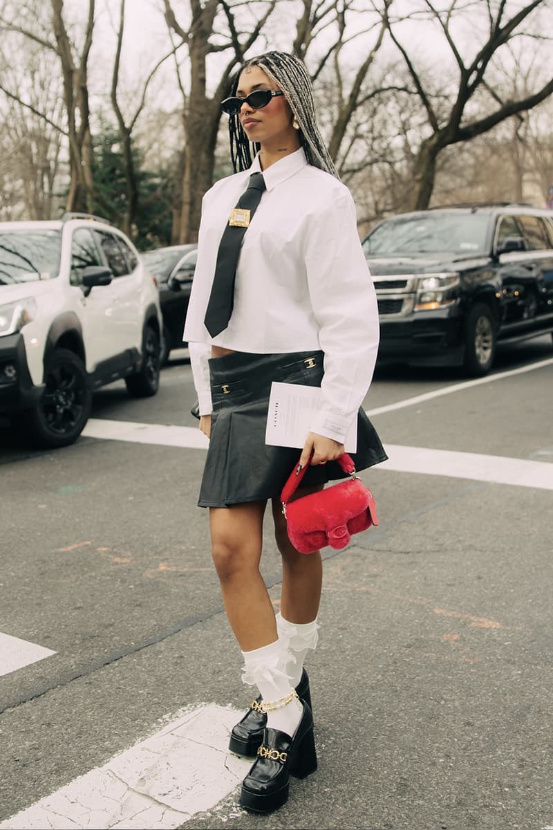 New York Fashion Week FW24 Street Style new york city beyonce luar thom browne laquan smith puma coach tommy hilfiger area willy chavarria 