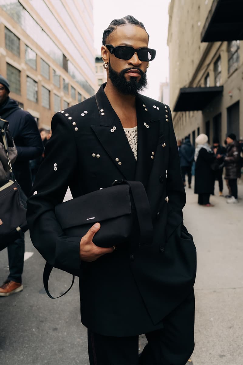 New York Fashion Week FW24 Street Style new york city beyonce luar thom browne laquan smith puma coach tommy hilfiger area willy chavarria 