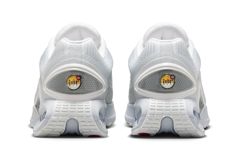 Nike Air Max DN Surfaces in a Clean White/Metallic Silver Colorway FJ3145-100 Release Info air max day swoosh