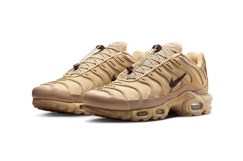 Official Look at the Nike Air Max Plus "Sesame" FZ5049-222 release info Sesame/Smokey Mauve-Hemp-Light Bone-Red Stardust