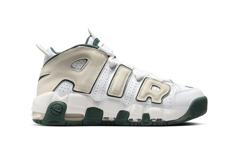 Nike Air More Uptempo Preps for Spring With "Vintage Green" Edition FN6249-100 White/Sea Glass-Vintage Green