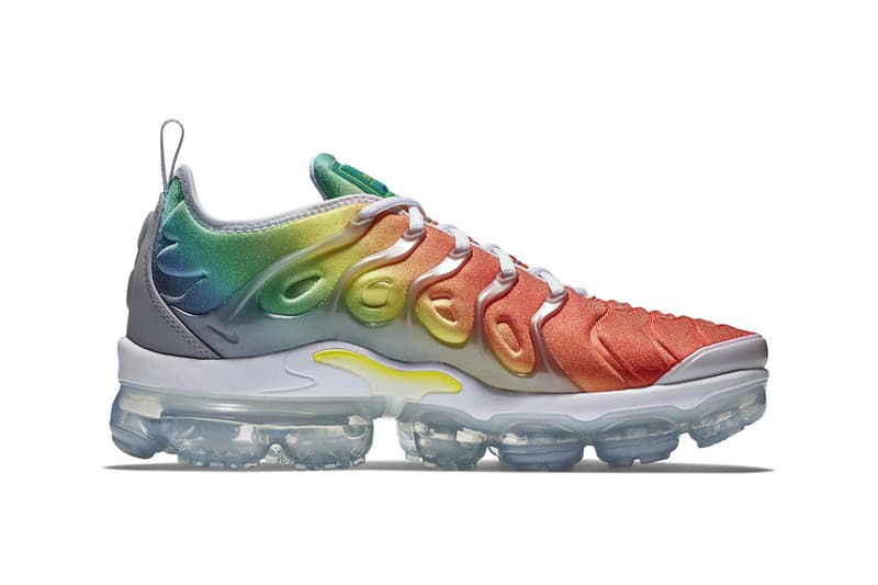 Nike Air Vapormax Plus Receives a "Rainbow" Iteration february release info White/Neptune Green-Dynamic Yellow-White Code: 924453-103 re release 