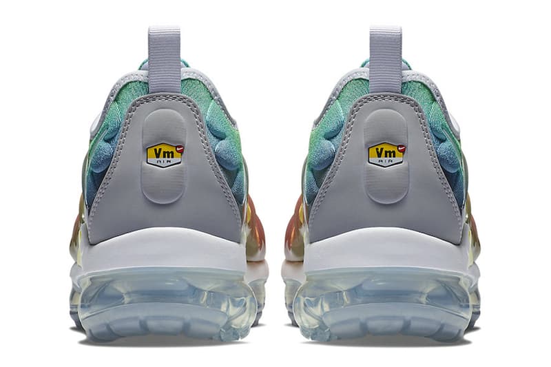 Nike Air Vapormax Plus Receives a "Rainbow" Iteration february release info White/Neptune Green-Dynamic Yellow-White Code: 924453-103 re release 