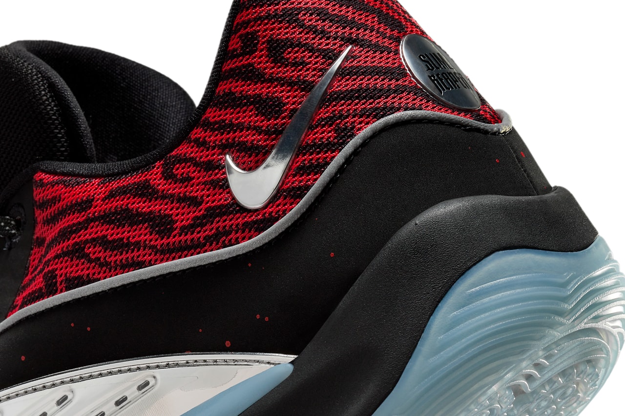 First Look at the Nike KD 16 "Slim Reaper" DV2917-004 Black/Metallic Silver-Bright Crimson-Thunder Blue kevin durant basketball shoes nba phoenix suns march spring 2024 release date swoosh