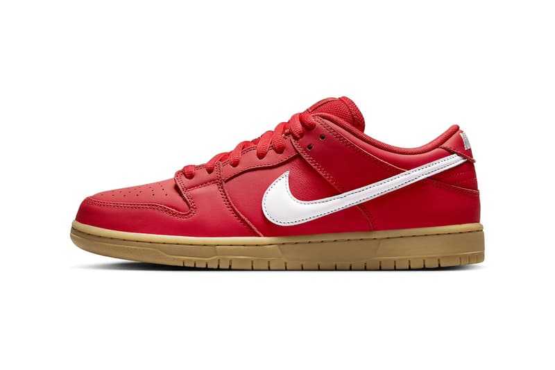 Nike SB Dunk Low University Red Gum FJ1674-600 Release Info