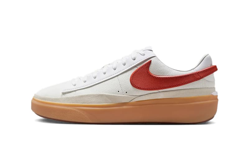 Official Look Nike Blazer Phantom Low in "White/Red" FN5820-100 goddess of victory low-top shoes hangtag sneakers