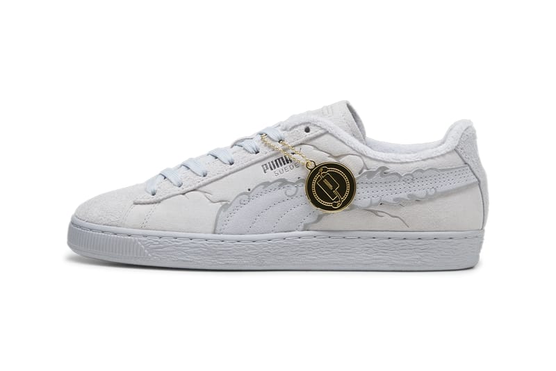 未使用新品 PUMA × ONE PIECE SUEDE 赤髪のシャンクス Mens PUMA x One Piece Suede Shanks Athletic Shoe - Regal Red ⁄ Future Pink