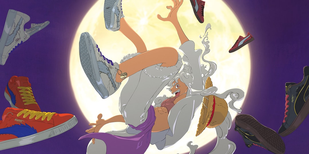 Official Look at All Four 'One Piece' x PUMA Suede Sneakers