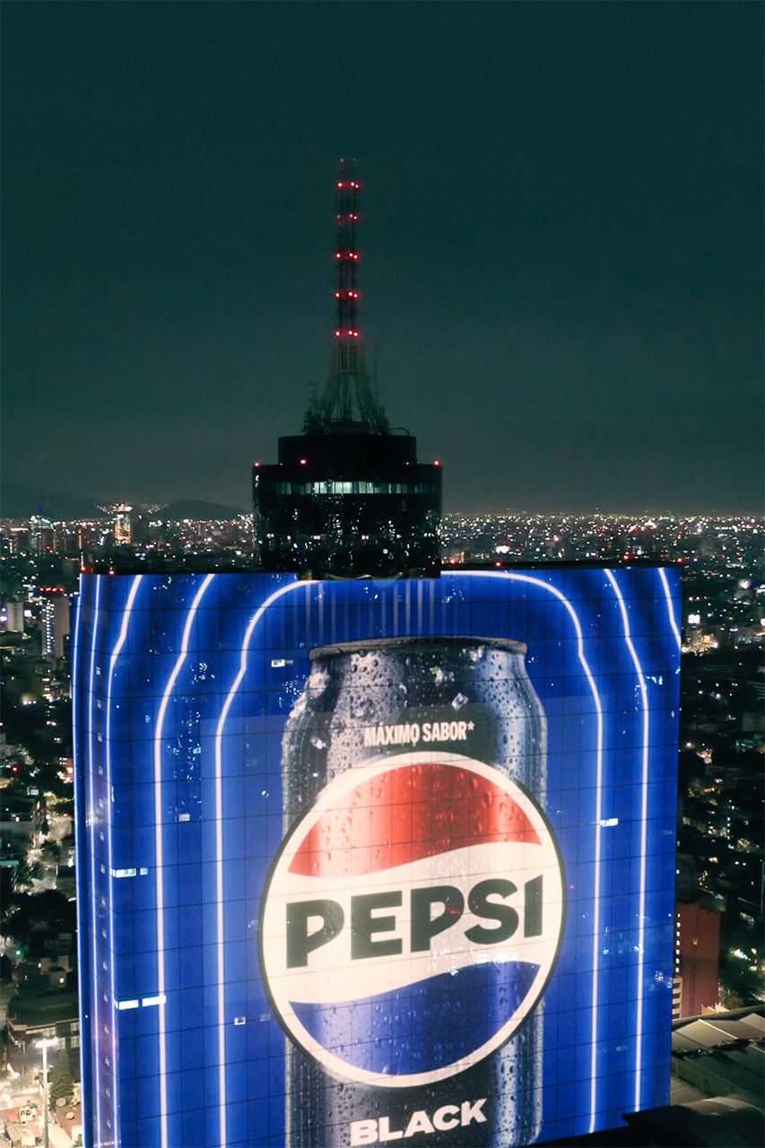 pepsi new logo digital installations worldwide global can beverage soda uk saudi arabia thailand poland 