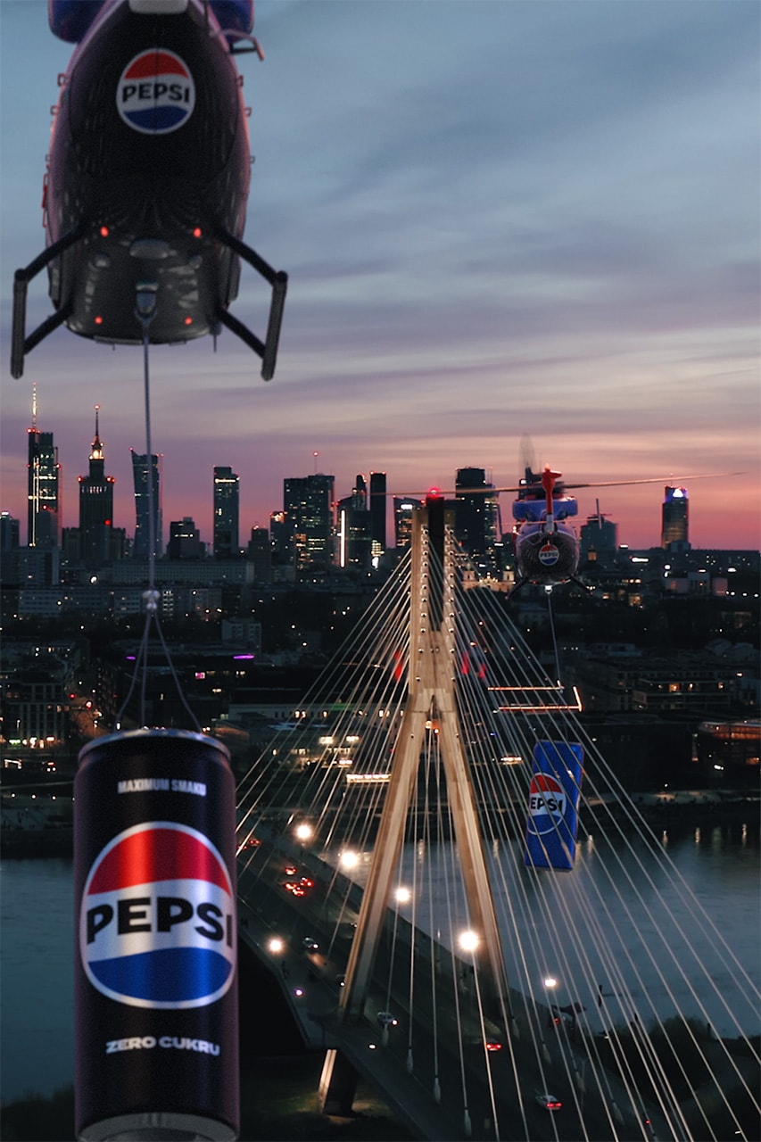 pepsi new logo digital installations worldwide global can beverage soda uk saudi arabia thailand poland 