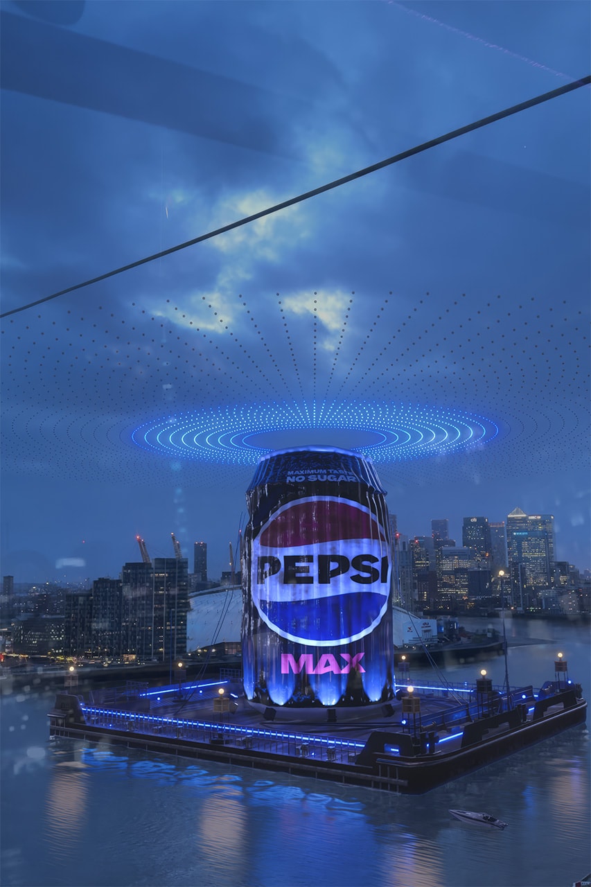 pepsi new logo digital installations worldwide global can beverage soda uk saudi arabia thailand poland / Foto via Pepsi