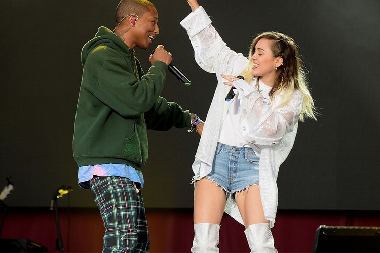 Pharrell Teases Collaborative Track With Miley Cyrus