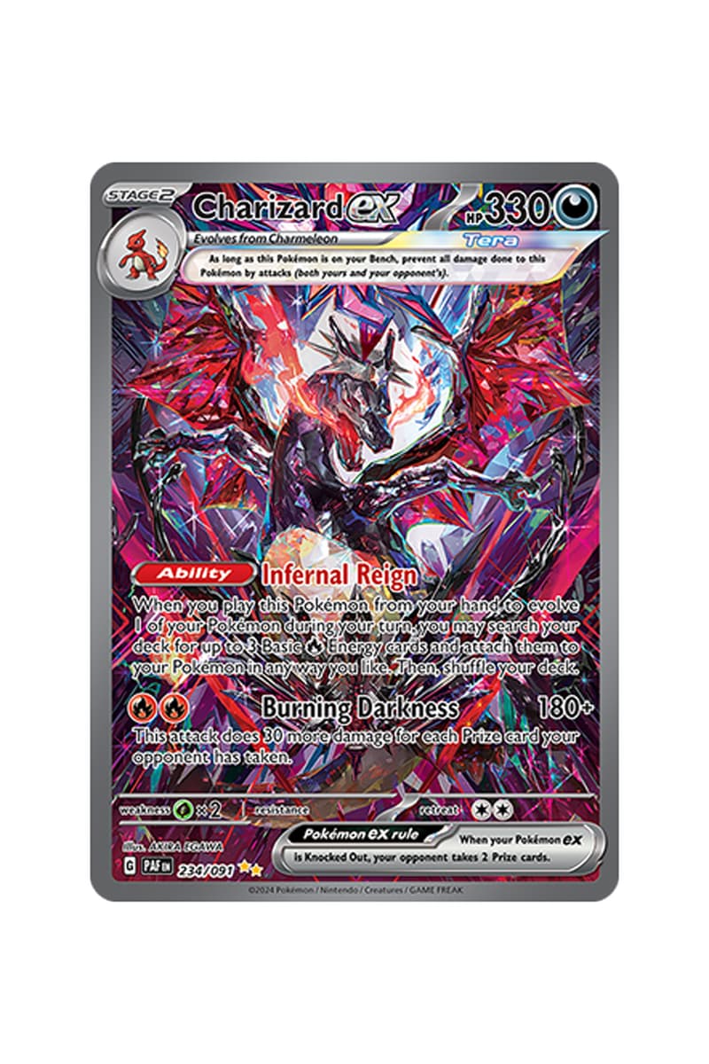 Pokémon TCG: Paldean Fates Illustration Rare Card List release date shiny charizard mew
