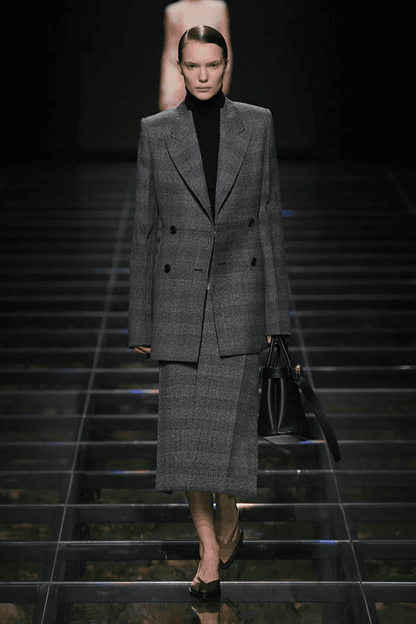 Prada Fall Winter 2024 Milan Fashion Week womenswear runway show Raf Simons Miuccia Prada