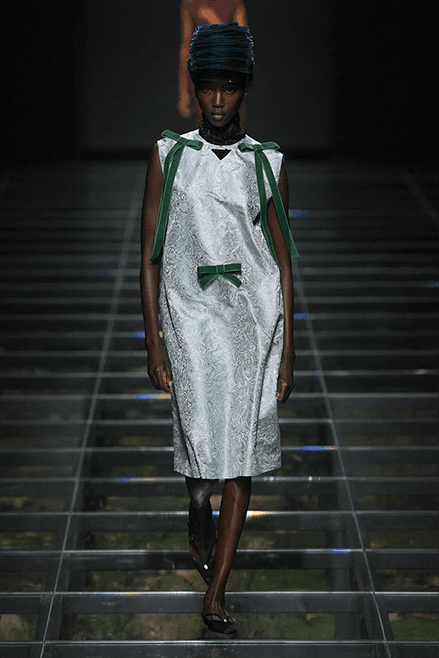 Prada Fall Winter 2024 Milan Fashion Week womenswear runway show Raf Simons Miuccia Prada