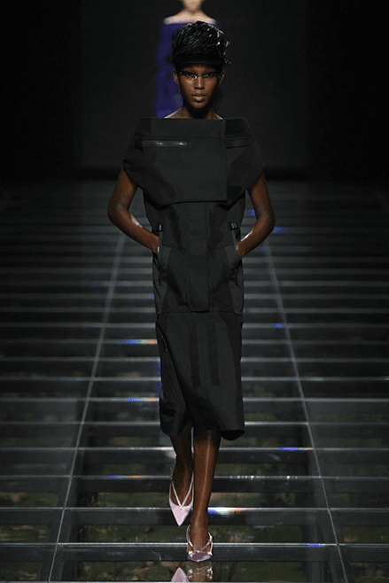 Prada Fall Winter 2024 Milan Fashion Week womenswear runway show Raf Simons Miuccia Prada
