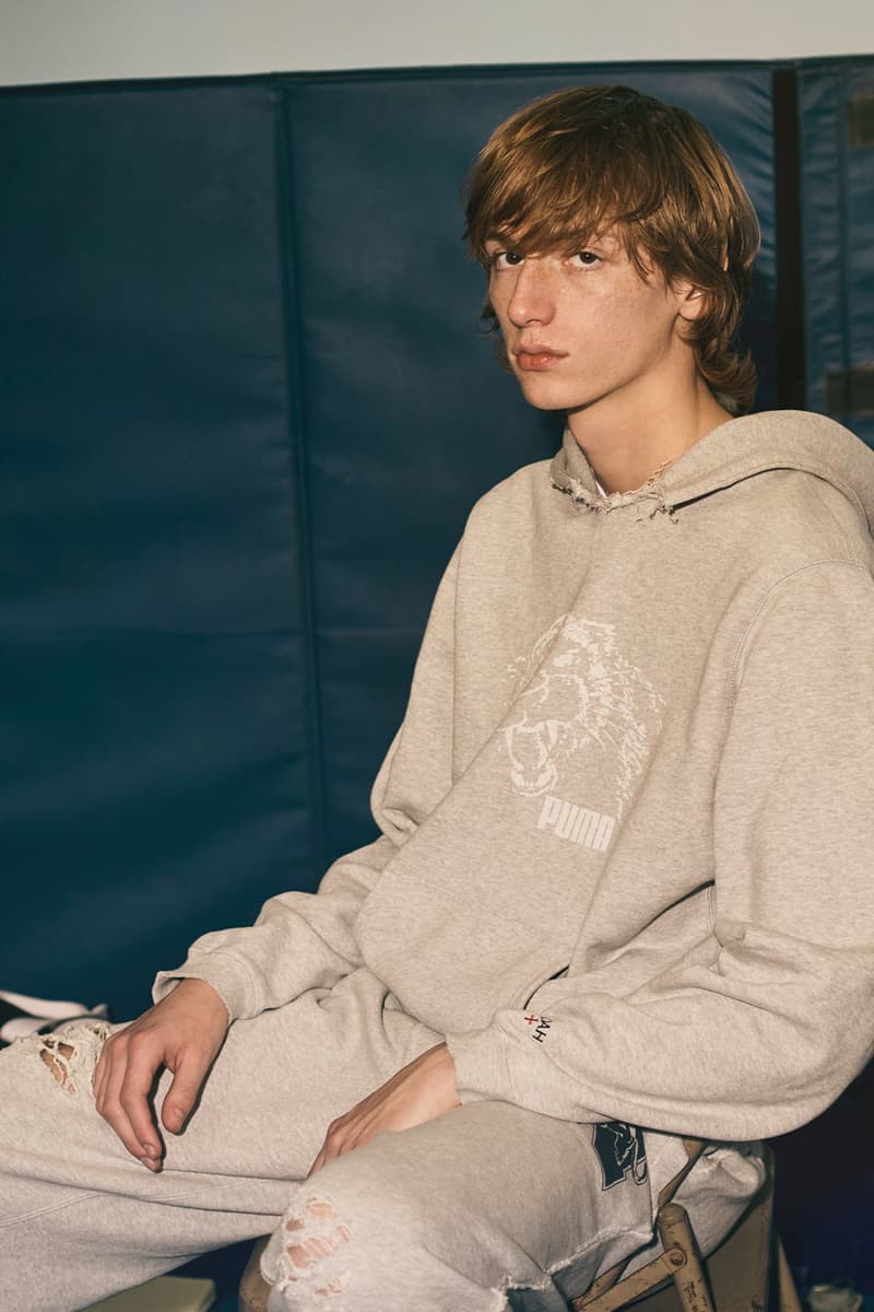 PUMA x Noah Rework Retro Sportswear in Fourth Capsule collab drop release wrestling shoe collier schorr portrait wrestling athlete ally proceeds hoodie arizona colorway sweat graphic tee price