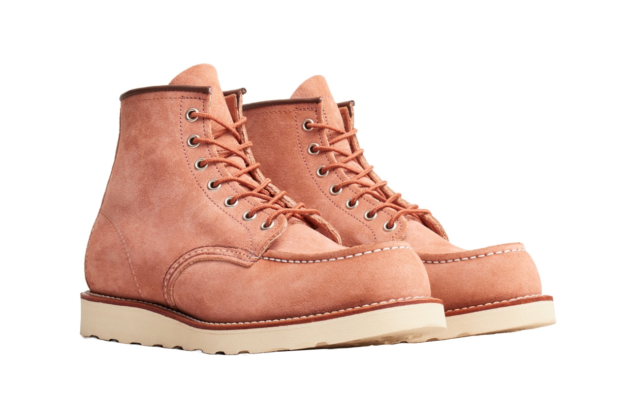 Red Wing Heritage Classic Moc Dusty Rose Release Date info store list buying guide photos price