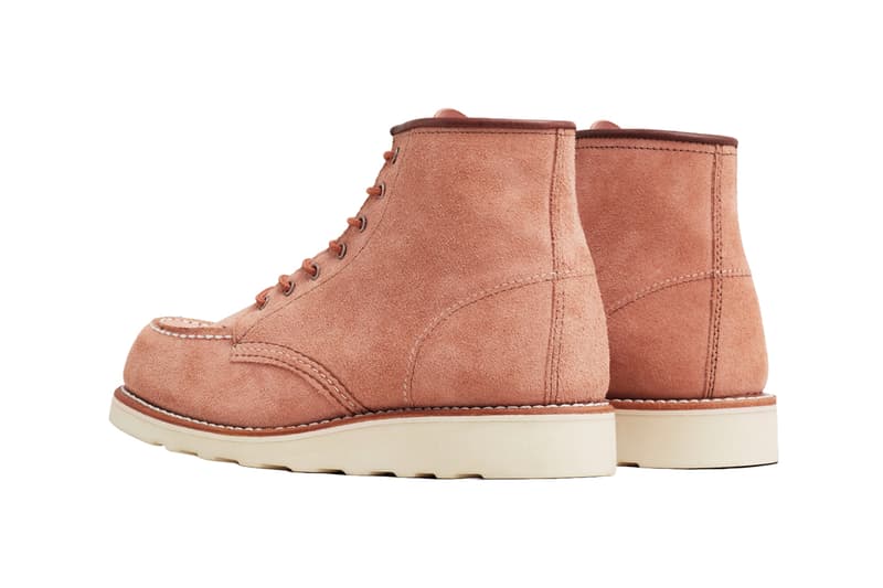 Red Wing Heritage Classic Moc Dusty Rose Release Date info store list buying guide photos price