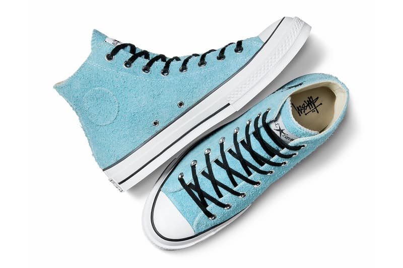 Stüssy Converse Chuck 70 hi sky blue poppy red A07664C A07663C Release Info