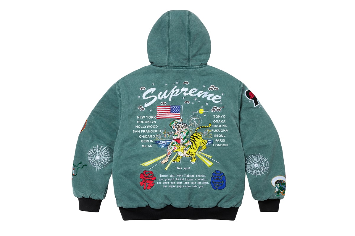 Supreme Spring/Summer 2024 Full Collection hoodies jackets accessories sweaters zip up shirts caps