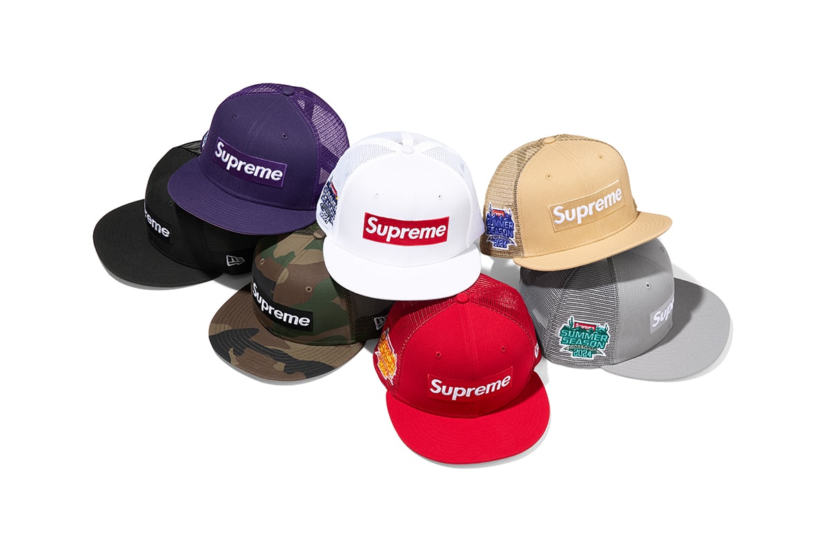 Supreme Spring/Summer 2024 Full Collection hoodies jackets accessories sweaters zip up shirts caps