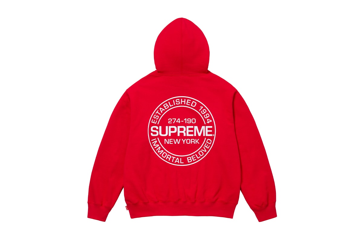 Supreme Spring/Summer 2024 Full Collection hoodies jackets accessories sweaters zip up shirts caps