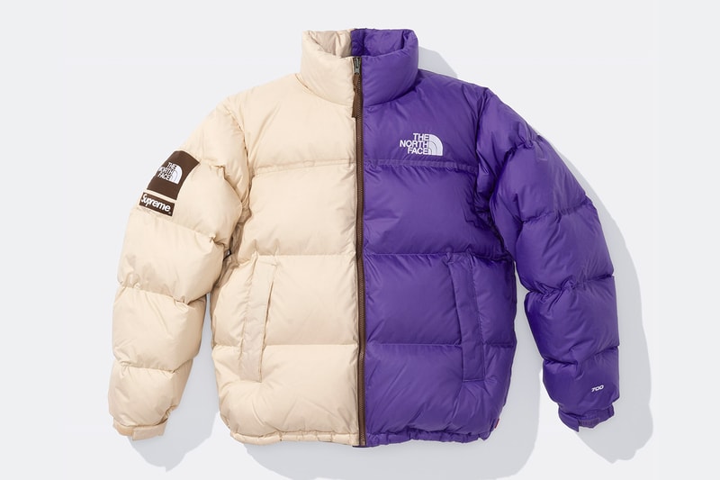 Supreme x The North Face Spring 2024 Collection lookbooks Taped Seam Shell Jacket, Nuptse Jacket, 6-Panel and Waist Bag 
