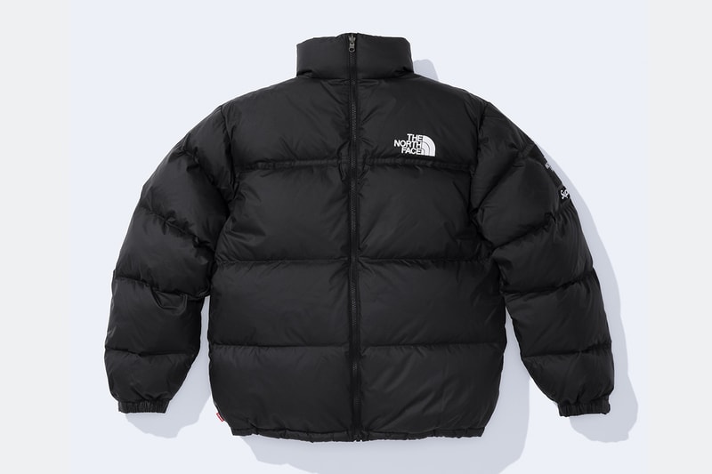 Supreme x The North Face Spring 2024 Collection lookbooks Taped Seam Shell Jacket, Nuptse Jacket, 6-Panel and Waist Bag 