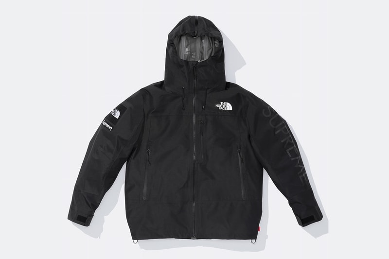 Supreme x The North Face Spring 2024 Collection lookbooks Taped Seam Shell Jacket, Nuptse Jacket, 6-Panel and Waist Bag 