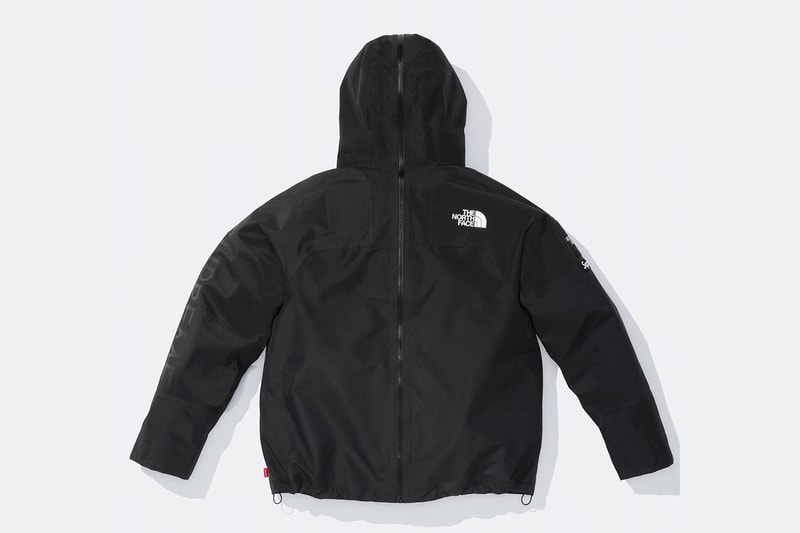 Supreme x The North Face Spring 2024 Collection lookbooks Taped Seam Shell Jacket, Nuptse Jacket, 6-Panel and Waist Bag 