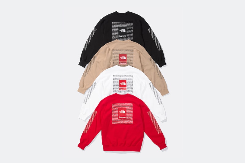Supreme x The North Face Spring 2024 Collection lookbooks Taped Seam Shell Jacket, Nuptse Jacket, 6-Panel and Waist Bag 