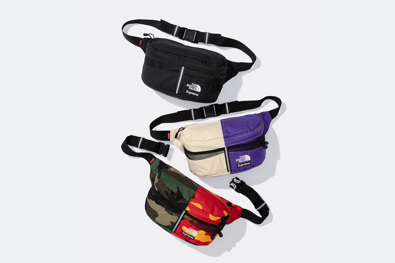 Supreme x The North Face Spring 2024 Collection lookbooks Taped Seam Shell Jacket, Nuptse Jacket, 6-Panel and Waist Bag 
