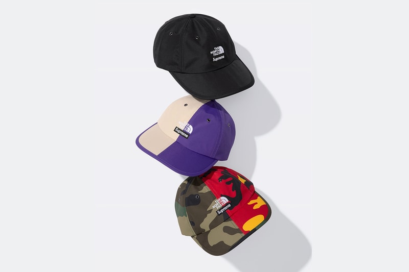 Supreme x The North Face Spring 2024 Collection lookbooks Taped Seam Shell Jacket, Nuptse Jacket, 6-Panel and Waist Bag 