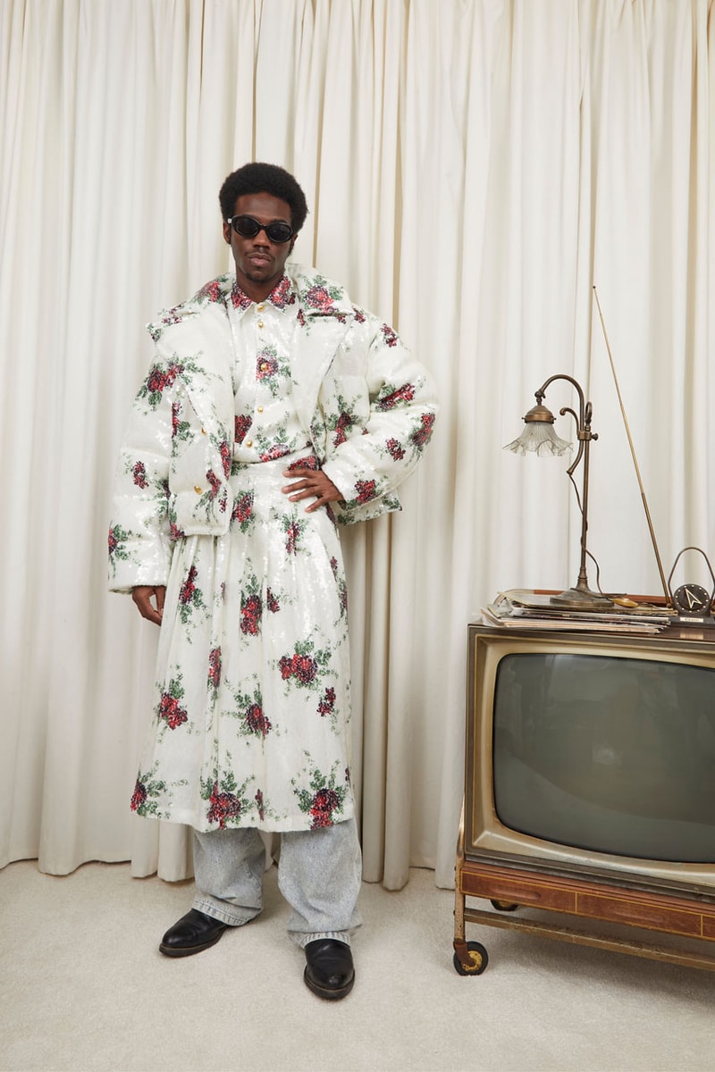 Tanner Fletcher's "Estate Sale" Has Everything You Could Imagine brooklyn lookbook digital model fashion release suit nyc fashion week future heirloom vintage 