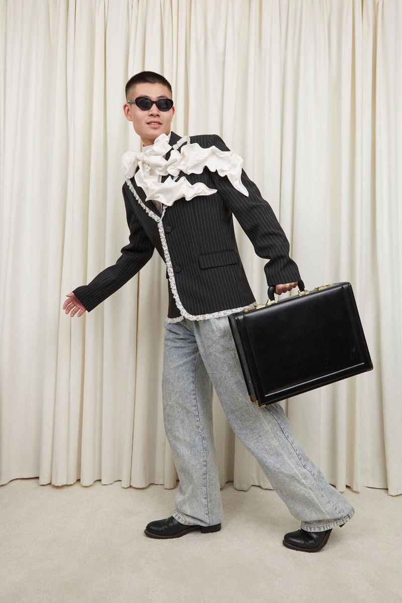 Tanner Fletcher's "Estate Sale" Has Everything You Could Imagine brooklyn lookbook digital model fashion release suit nyc fashion week future heirloom vintage 