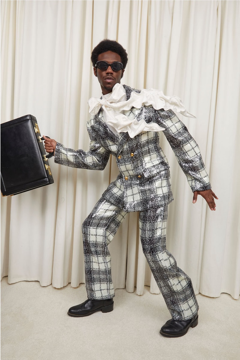 Tanner Fletcher's "Estate Sale" Has Everything You Could Imagine brooklyn lookbook digital model fashion release suit nyc fashion week future heirloom vintage 
