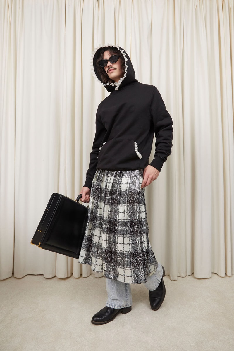 Tanner Fletcher's "Estate Sale" Has Everything You Could Imagine brooklyn lookbook digital model fashion release suit nyc fashion week future heirloom vintage 