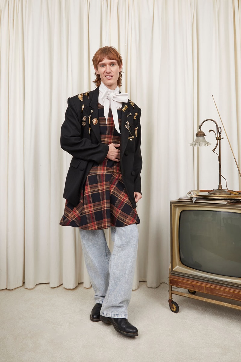 Tanner Fletcher's "Estate Sale" Has Everything You Could Imagine brooklyn lookbook digital model fashion release suit nyc fashion week future heirloom vintage 