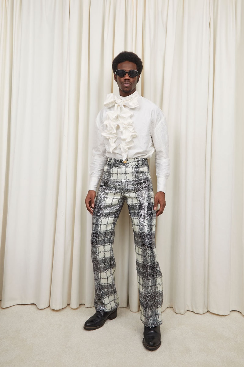 Tanner Fletcher's "Estate Sale" Has Everything You Could Imagine brooklyn lookbook digital model fashion release suit nyc fashion week future heirloom vintage 