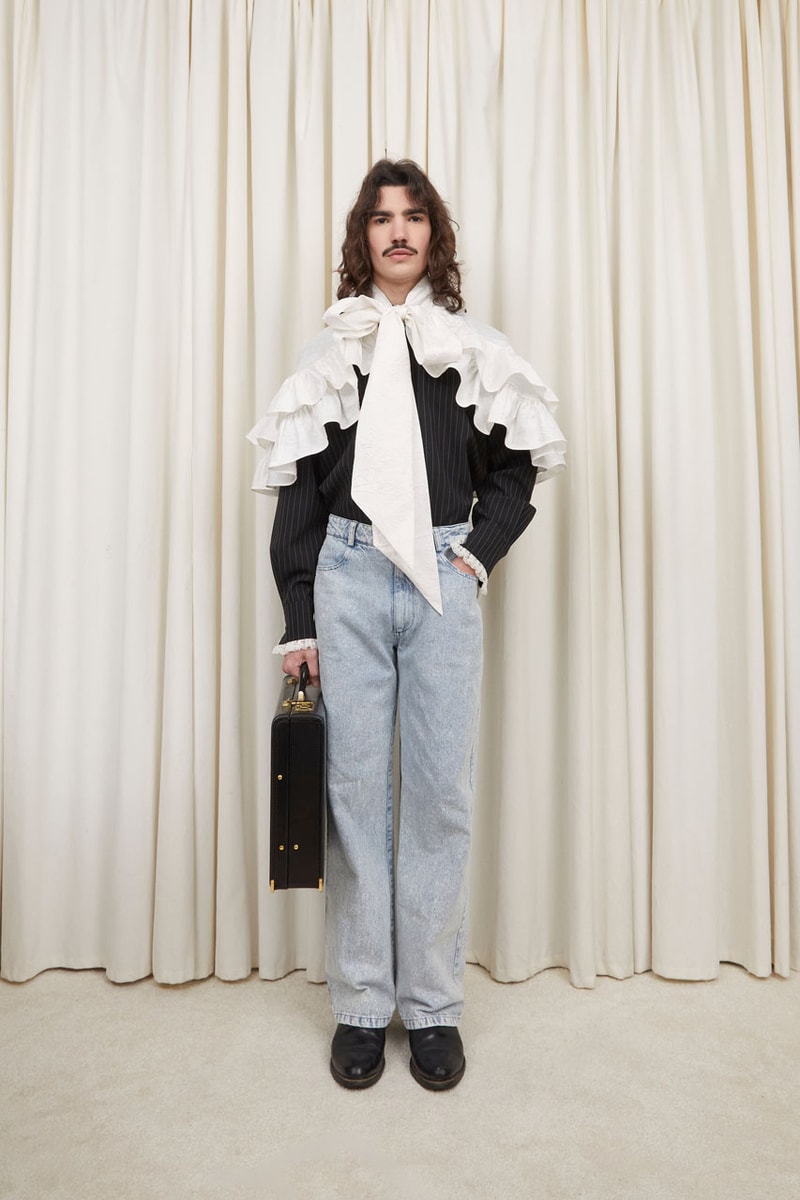 Tanner Fletcher's "Estate Sale" Has Everything You Could Imagine brooklyn lookbook digital model fashion release suit nyc fashion week future heirloom vintage 