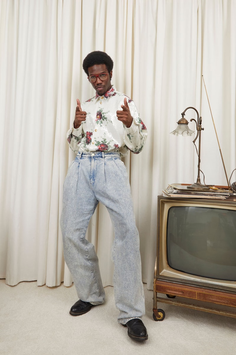 Tanner Fletcher's "Estate Sale" Has Everything You Could Imagine brooklyn lookbook digital model fashion release suit nyc fashion week future heirloom vintage 