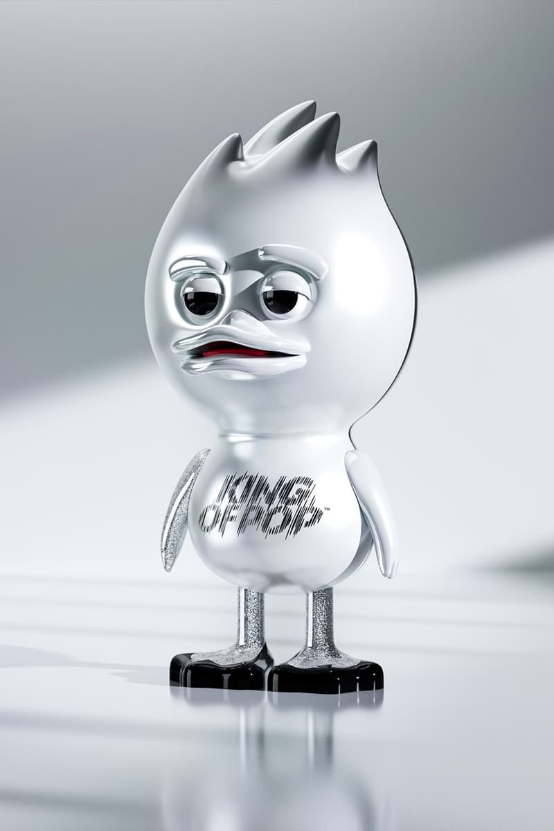 the ugly duck tud collectible art toy king of pop michael Jackson limited edition music legacy white black glitter nfc tag dubai