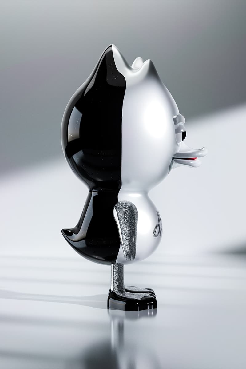 the ugly duck tud collectible art toy king of pop michael Jackson limited edition music legacy white black glitter nfc tag dubai