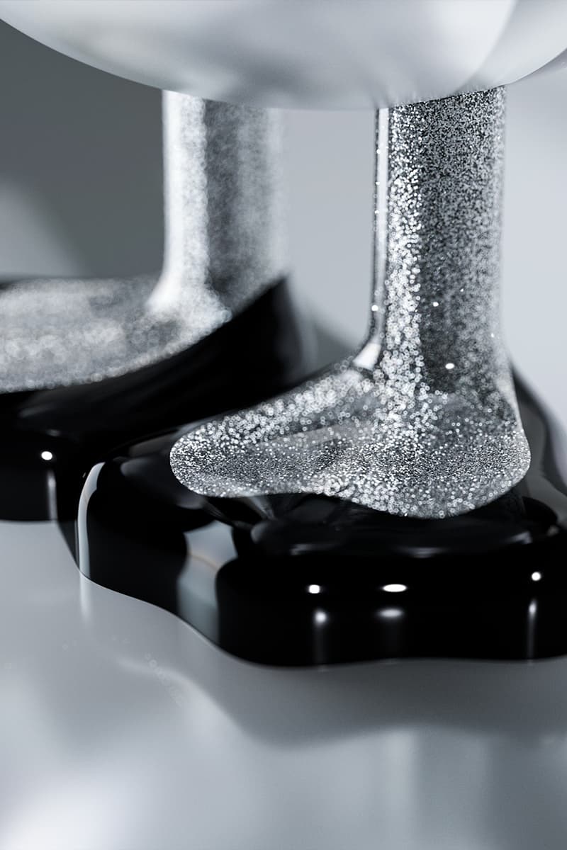 the ugly duck tud collectible art toy king of pop michael Jackson limited edition music legacy white black glitter nfc tag dubai